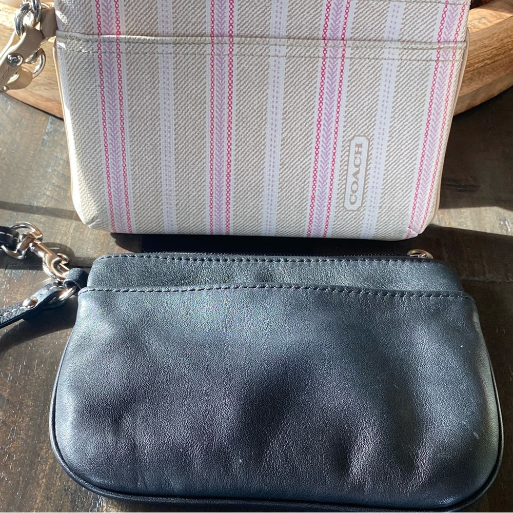 - 2 coach wristlets